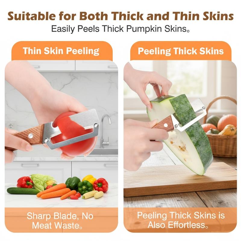 Premium Stainless Steel Vegetable Peeler Pro